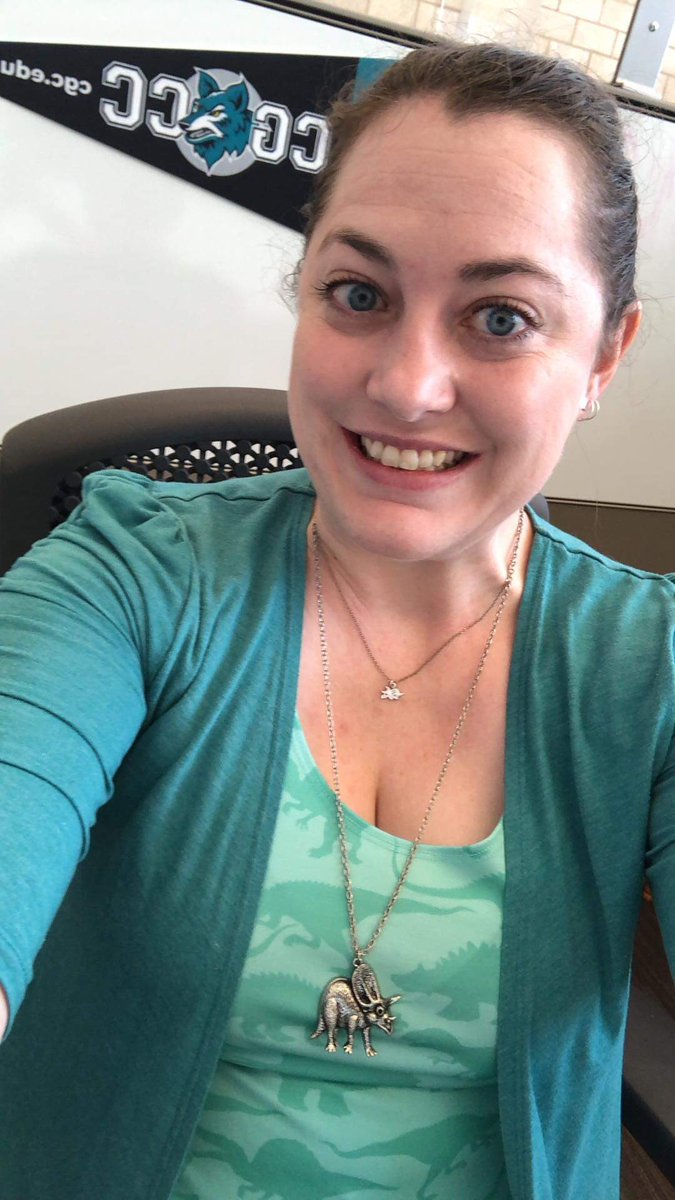 ed_advice_tice's tweet photo. I wanted to be a paleontologist when I was a kid. What did you want to be? I am happy to talk #STEM with #CGCC #students  #triceratops #academicadvising #dinosaurs #college https://t.co/I5JRUBIg4E