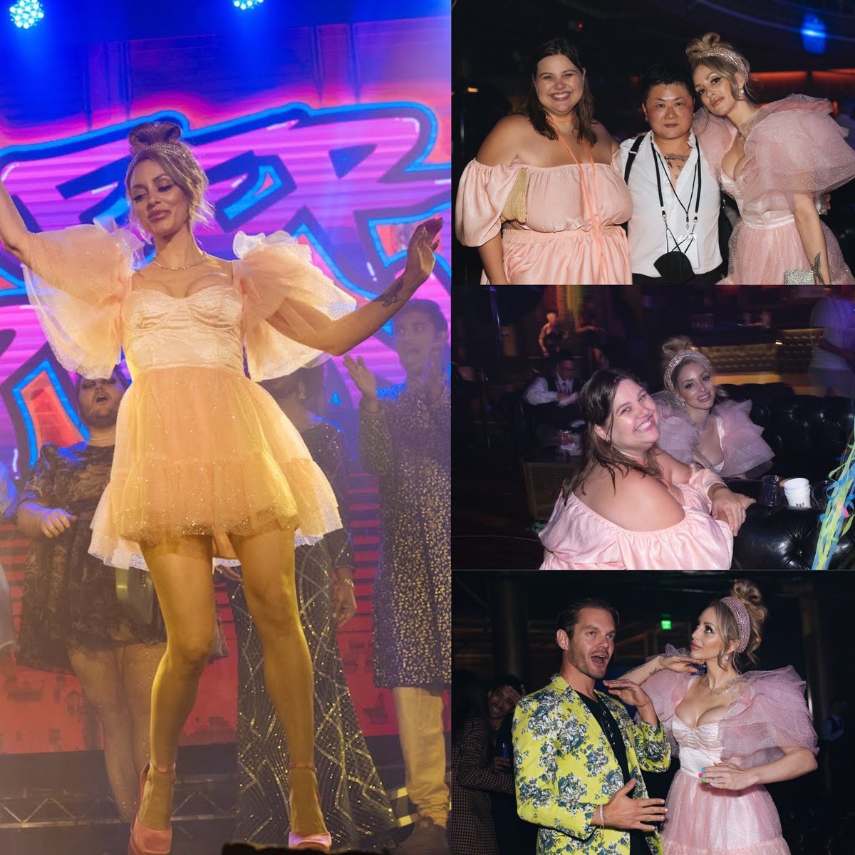 racheleroyale's tweet photo. Sunshine 💕💛🧡💚💜 #queerprom #equalityfashionweek #wehopride @lapride @WeHoCity @nikkacyfootwear @JohnEricksonWH #jordanpaige #nikkacypresents @GlobeTheatre_LA https://t.co/2t342XQaqn