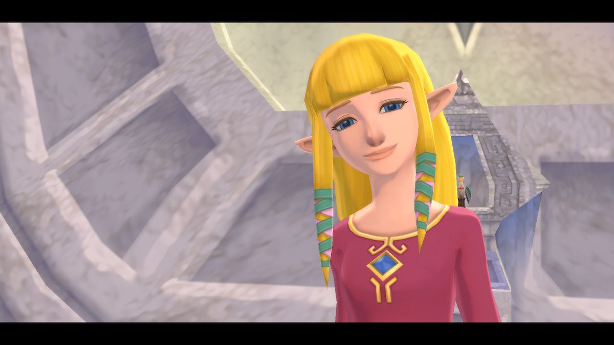 CharlyHardcode's tweet photo. Tweet de apreciación de la princesa #Zelda en #SkywardSwordHD #NintendoSwitch https://t.co/Ut1P4ugZOx