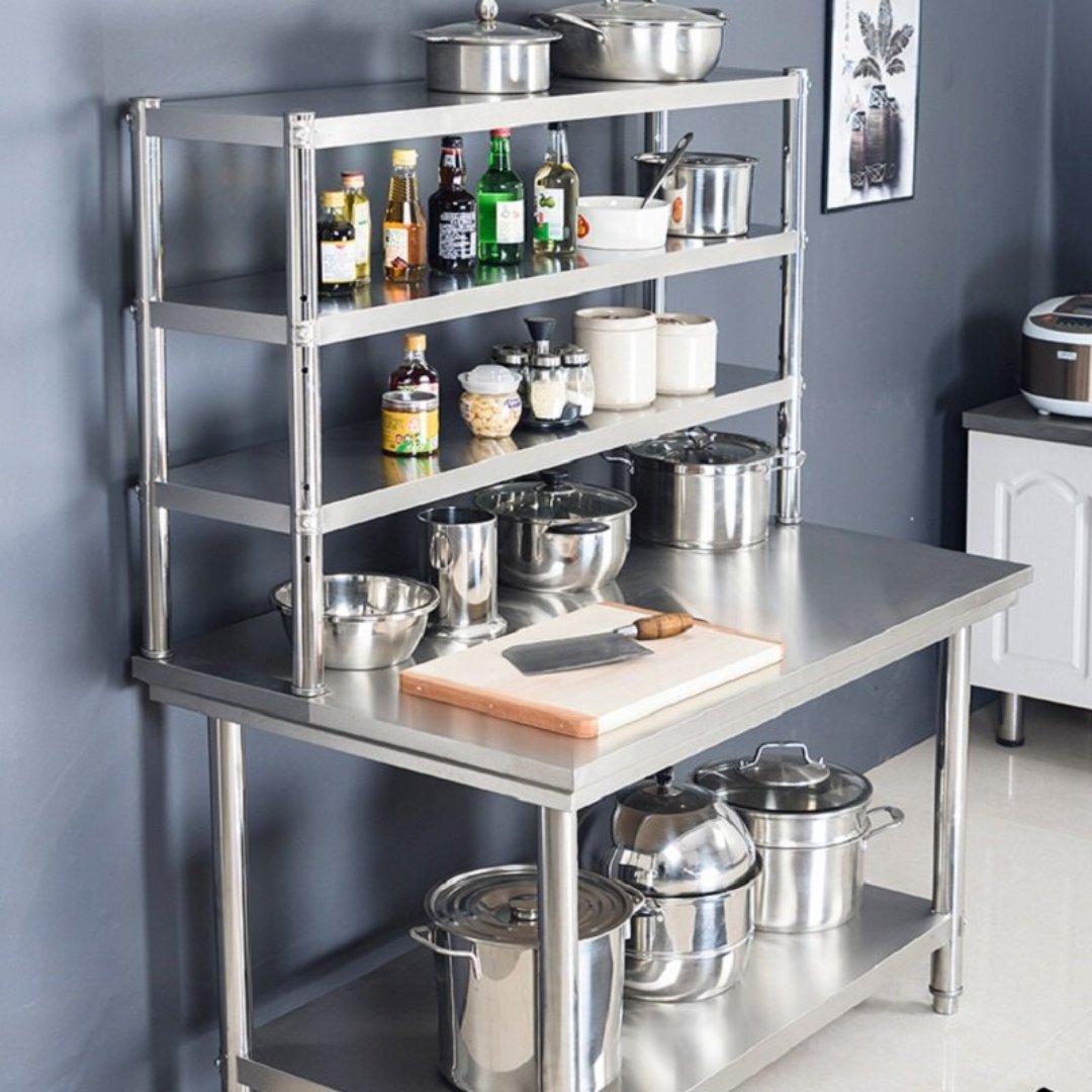 🚙Stainless Steel Commercial Kitchen Work Table🚙⭕Compact ⭕powerful and simply ⭕asiest and fastest ⭕Free shipping🥳Shop now👉bit.ly/3MoH4X4