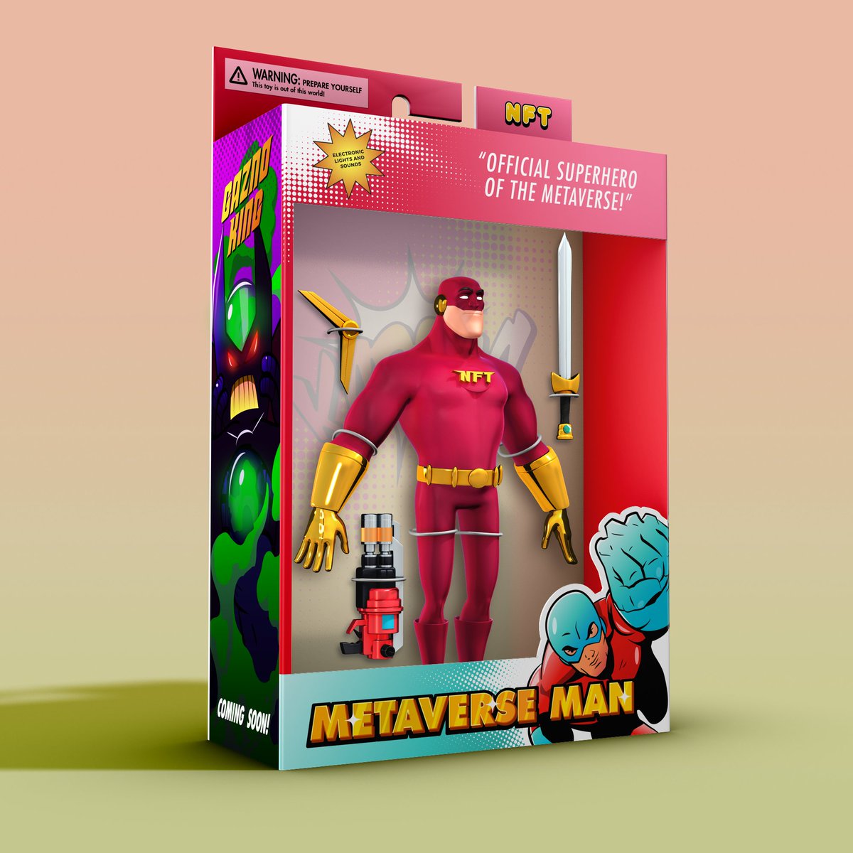 ⚠️ WARNING: Prepare Yourself. This toy is out of this world! 

It's the little things that count with us. Right down to the details of the packaging ❤️

#NFT #NFTCommunity  #MetaverseMan