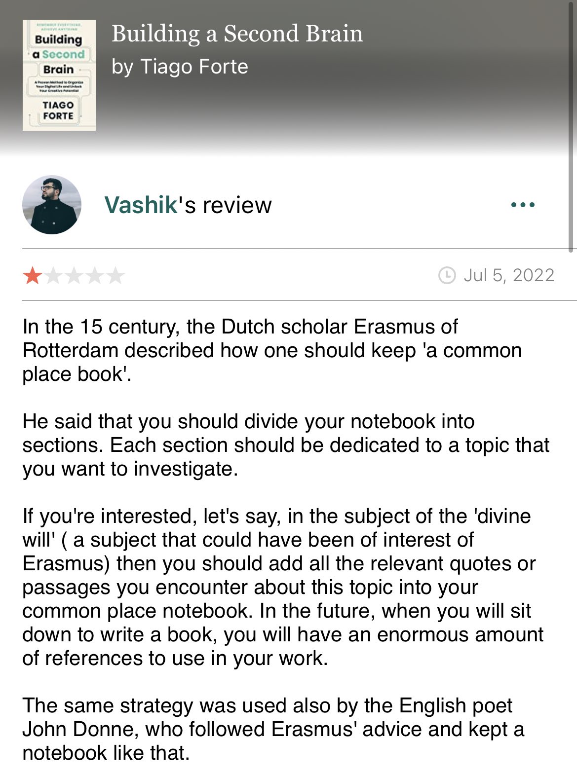 Tiago Forte on Twitter "Goodreads reviewers are absolutely brutal