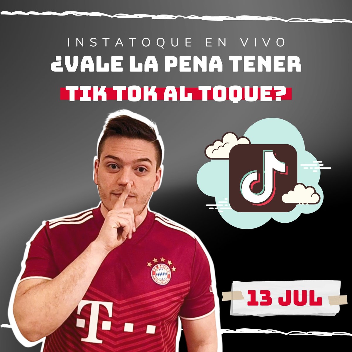 cezar_g's tweet photo. Gracias a los que se sumaron al #instatoque de hoy!
¿Vale la pena tener Tiktok al Toque?
Además, un poco de Lewandowski, fichajes, salidas y hasta de Icardi.
https://t.co/rYxlhQ39Vm https://t.co/HTt94KnWg5