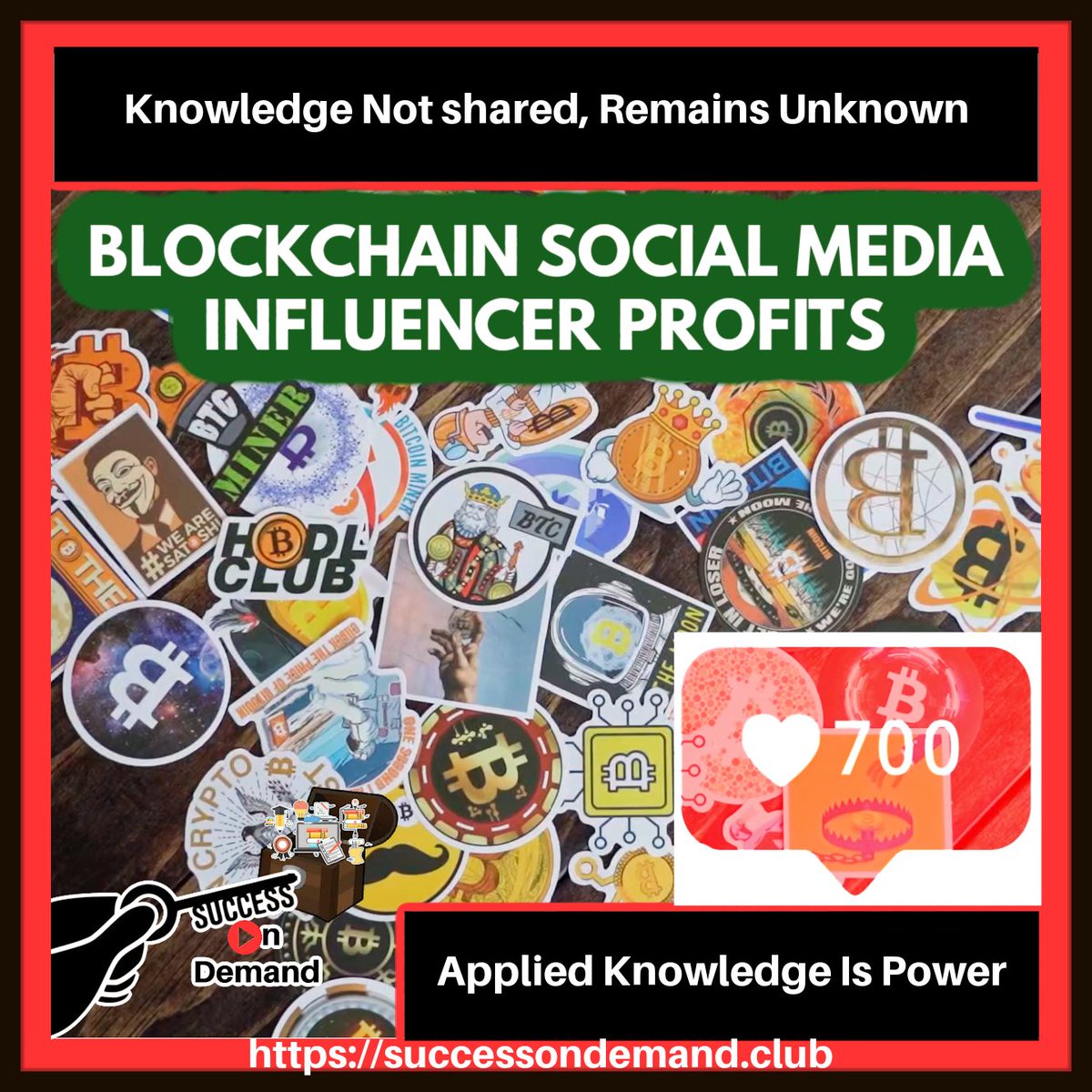 success_demand's tweet photo. The next Success OnDemand NFT  BLOCKCHAIN SOCIAL MEDIA INFLUENCER PROFITS

Class will be July 17th 

RSVP
https://t.co/36WsBXZr36

You will need to own 3 Success OnDemand NFTs in order to gain access to our future Airdrop Classes

Get your NFTs
https://t.co/Bww2HmfGuS #nfts https://t.co/LehYX3Ic2x