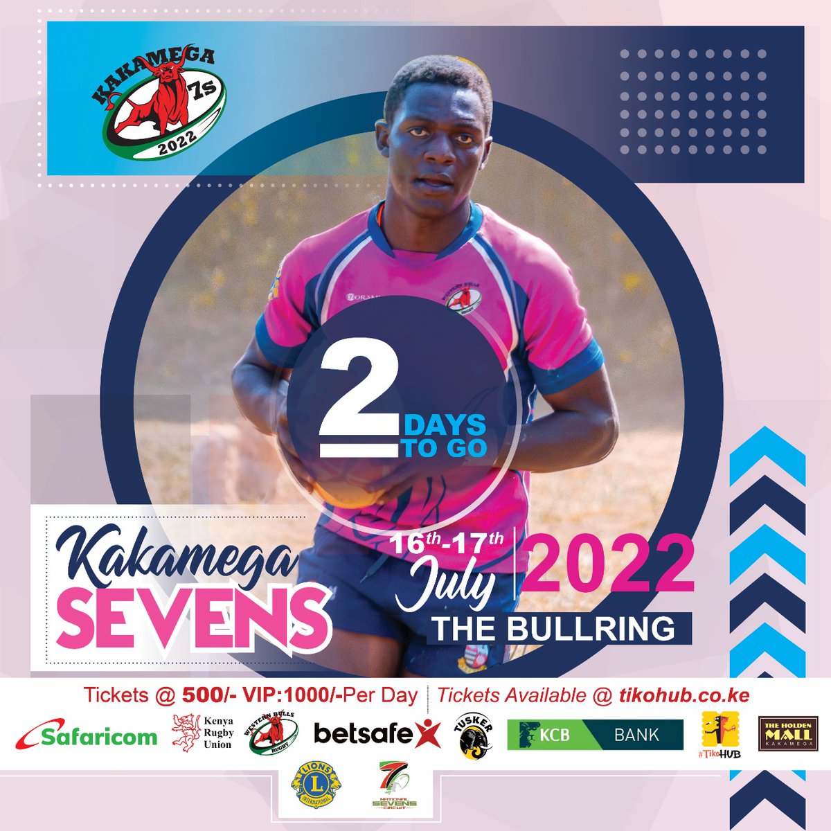 Goodmorning Rugby fans! Just 2️⃣ more days before the #Kakamega7s! Make sure you have your tickets! tikohub.co.ke/resources/even…
