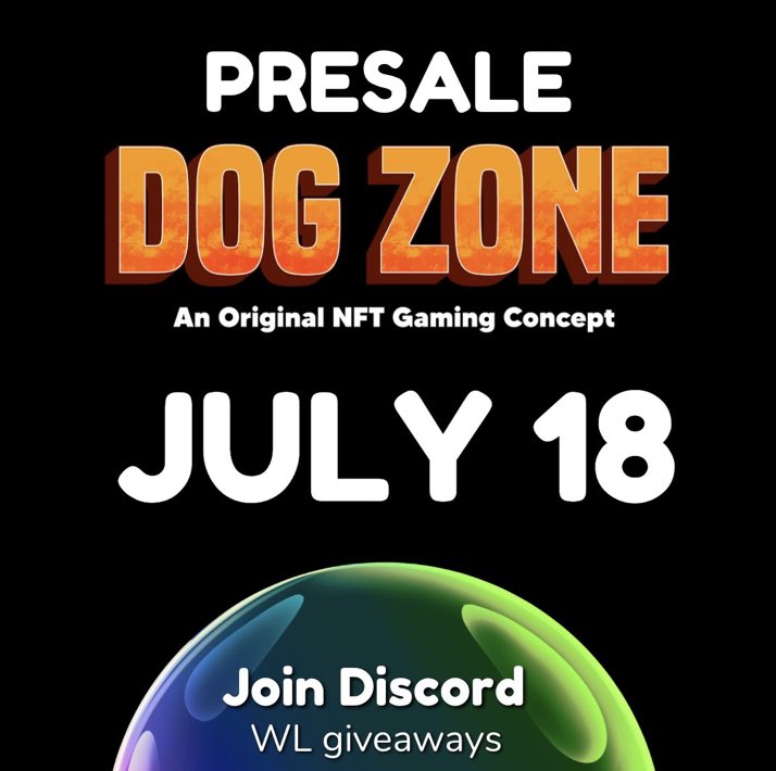 ChocoozLima_12's tweet photo. 🤎#NFTGIVEAWAY🤎
I’m here with @dogzonegame to bring YOU:

🎉 5x WL spots!

Here’s how to ENTER: 
1. Like &amp; RT
2. Follow Me &amp; @dogzonegame
3. Join Discord: https://t.co/Oei2tXKqJd

Bonus Entry: Tag 2 Friends!

Ends in 24h, GL! #NFT #NFTs #NFTCommunity (Ad) https://t.co/Eh9yMKIM4G