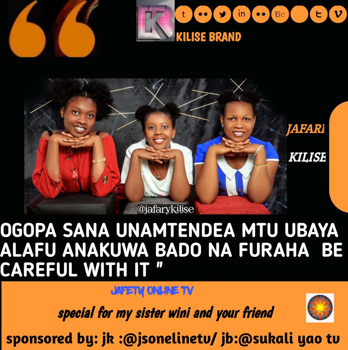 Jaffety2's tweet photo. Kwanae hitaji huduma ya kuedit mabango kupitia picha yako bas nichek 0626901934 upatehuduma kalibu kilise brandp💯💯💯 https://t.co/5htWxUS5YI