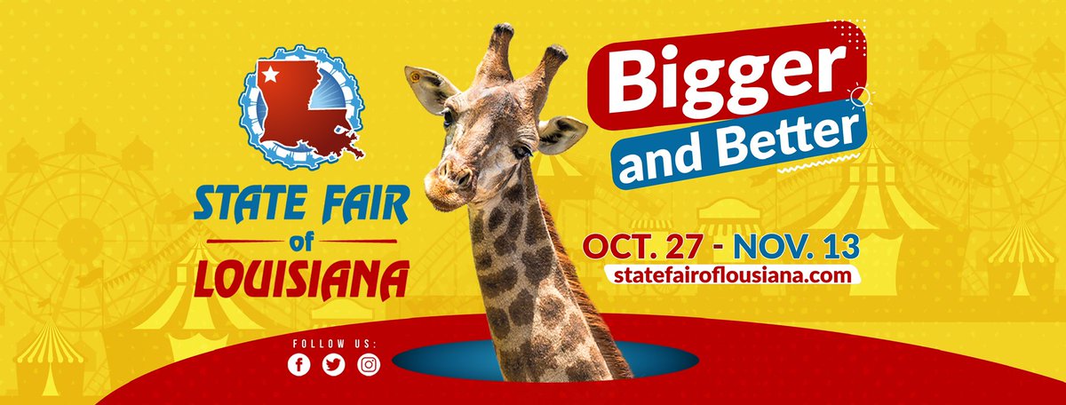 116th Annual State Fair of Louisiana is coming October 27th thru November 13th!