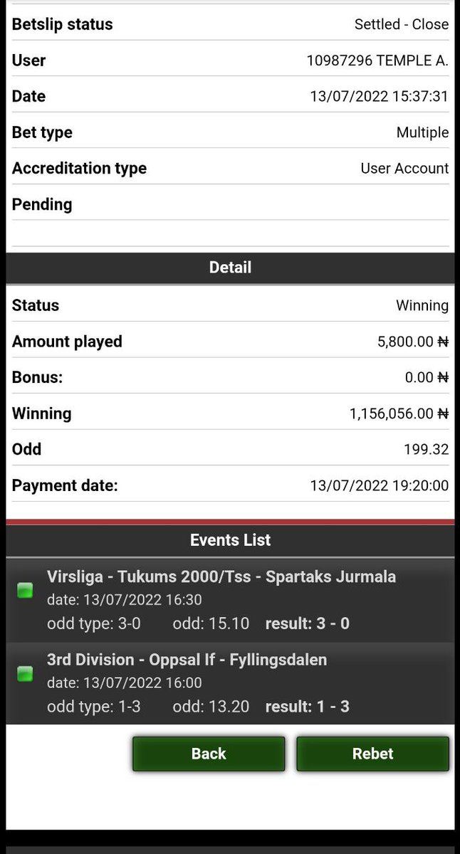 a_achumie's tweet photo. You are a man of your words Your games are always Guaranteed @300_ODDS1 I'll do more business with you over and over again.Thanks for the games yesterday.
#Liverpool #Nunez #Rashford #MUNLIV #DStv #Trent #Ronaldo #Kounde #Rudiger #Kounde #IanWright #ThiagoSilva https://t.co/hVCcmQgJas