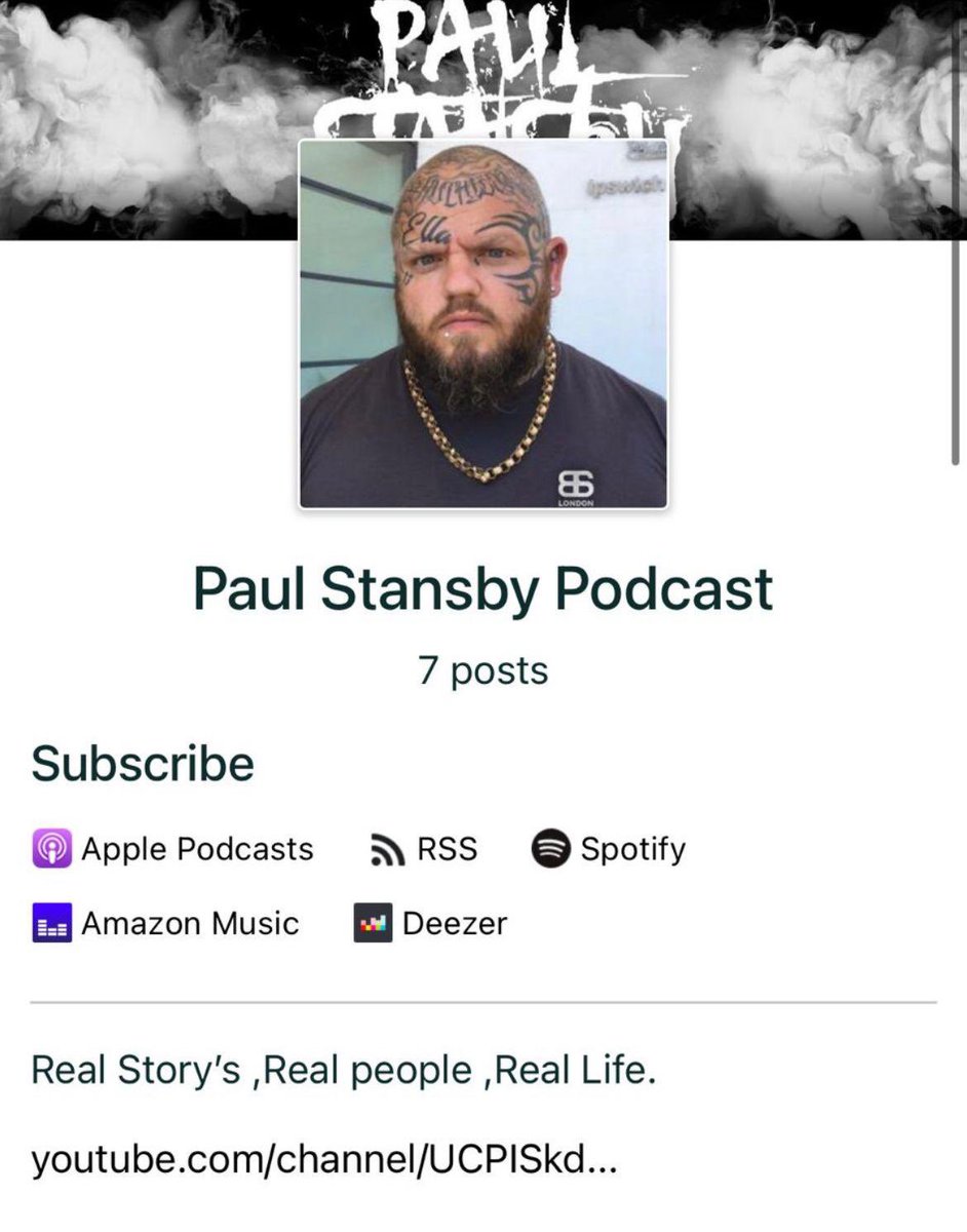 Follow like share subscribe #socialmedia #paulstansby #podcast #paulstansbypodcast #reallife #realstorys #realpeople @lucky13ipwich