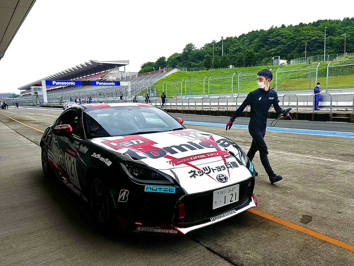 今週末は《86/BRZ Cup 2022》開幕戦です。 本日は午後から2本の走行
