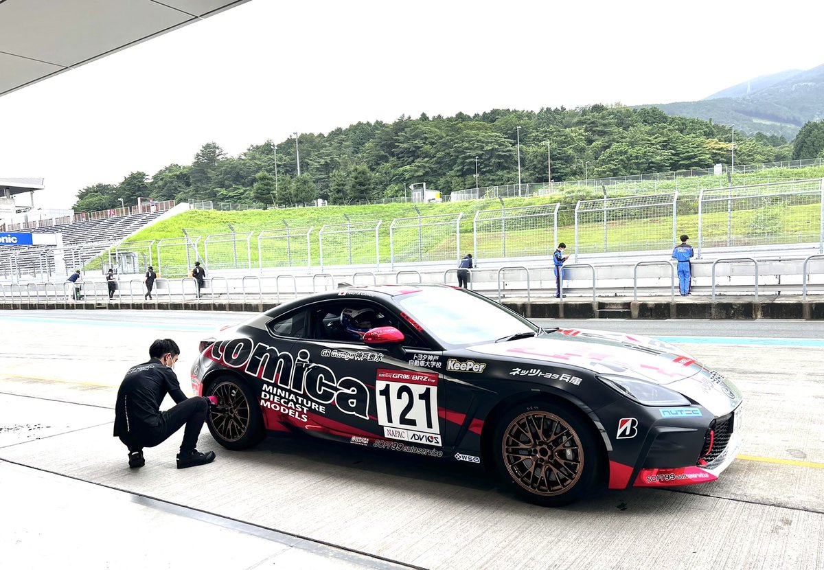 今週末は《86/BRZ Cup 2022》開幕戦です。 本日は午後から2本の走行