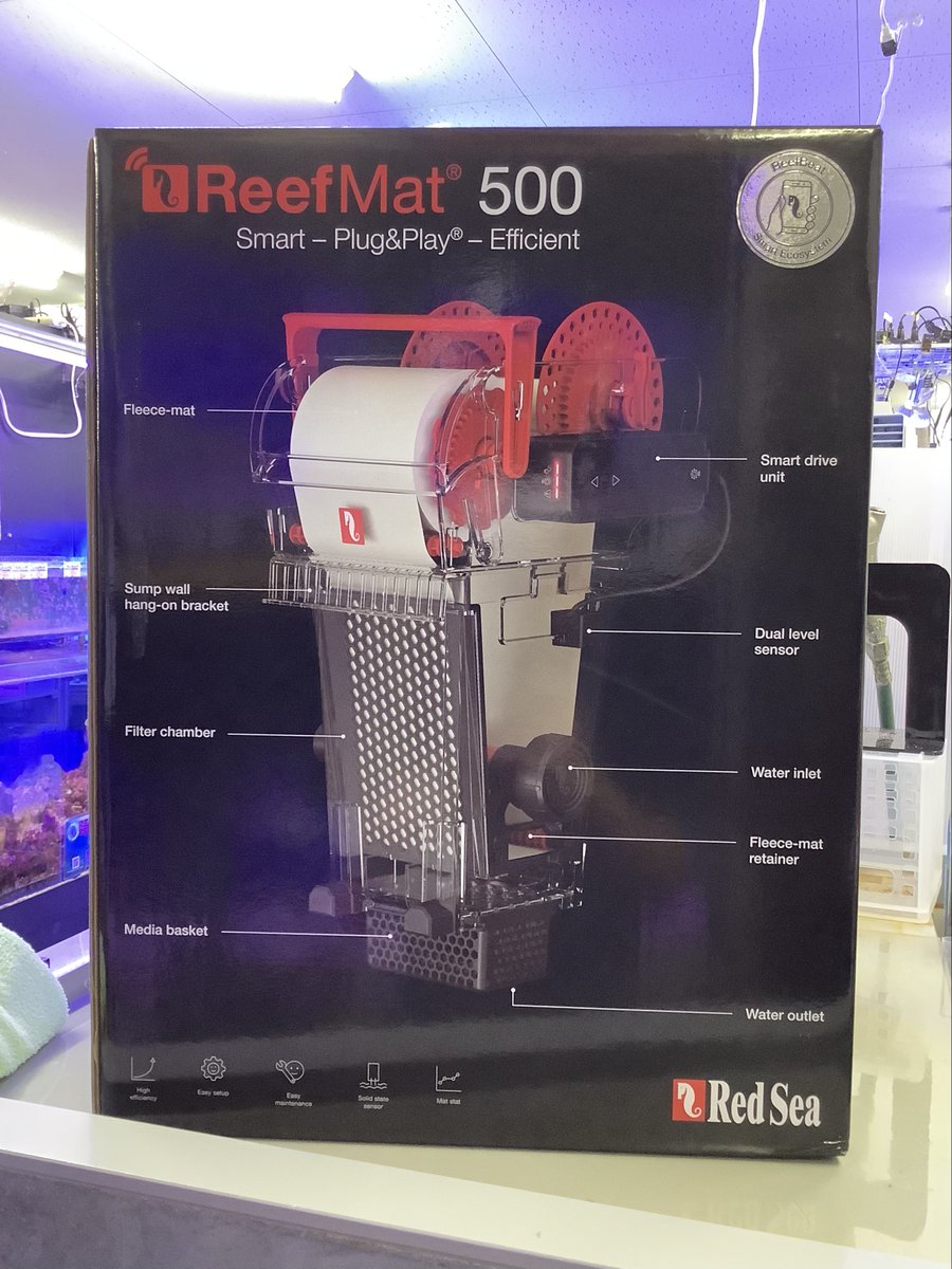 remix_minatoumi's tweet photo. 【‼️新商品入荷‼️】

レッドシーよりインサンプ型のフィルター「ReefMat 500」が、
ZOOXよりマグネットスクレーパー「Magneto」が入荷されました❗️

ReefMatは後日、店内水槽で展示する予定です❗️

#マリンアクアリウム
#ReefMat
#Magneto https://t.co/scm0PE6hv5