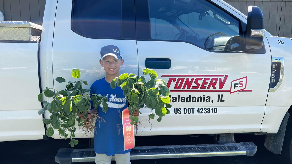 Have been meaning to post this earlier this week… my son was 2nd in the Boone county in 4H with his soybean project, state alternate.  He is going to State Fair in a few weeks since the 1st place decided not to go…HiSoy 28E10’s.  <a href="/ConservFS/">Conserv FS</a> <a href="/InVISION_HiSOY/">FSInVISION_FSHiSOY</a> <a href="/BrianManahan1/">Brian Manahan</a>
