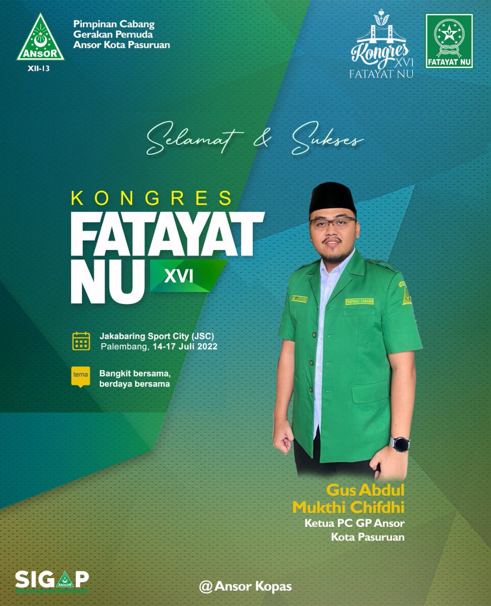 AnsorKopas's tweet photo. Fatayat NU memiliki sekitar 10 juta anggota yang tersebar di 34 pimpinan wilayah pada tingkat provinsi, 480 pimpinan cabang pada tingkat kabupaten/kota, pimpinan anak cabang pada tingkat kecamatan dan pimpinan ranting pada tingkat desa/kelurahan di seluruh Indonesia
@Dhydieet https://t.co/YRUTZXYPaY