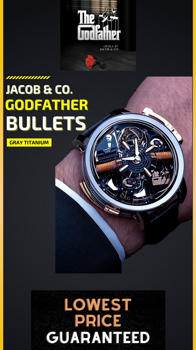 WorldtimerDiW's tweet photo. Jacob &amp; Co #捷克豹 [NEW] #OperaGodfather Minute Repeater Bullets Gray Titanium

Details: https://t.co/2pLhAnh7lm

#operaGodfather #jacobandcoOpera #hautehorology #RichardMilleWatches #jacobandco #astronomiaTourbillon https://t.co/nIvmO6OGNd