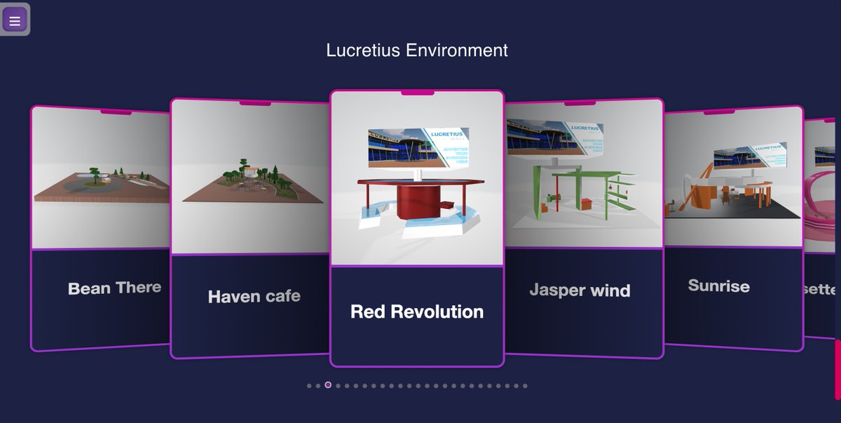 LucretiusNet's tweet photo. Have you ever check #Lucretius #MetaVerse environment ? All the shops &amp; cafes will be minted as #NFT soon &amp; #NFT owners has access to customize it for their business.

Check some of them here : https://t.co/Pne34DlHbu

Stay tuned for #Lucretius #NFTCollections 

#XRPL #NFTGame https://t.co/p9SInBfcmk