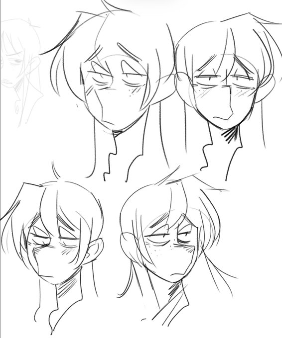 なんだかんだで一番気に入ってるし描いてるのに笑顔は少なめだなと…なったお昼の表情練習 