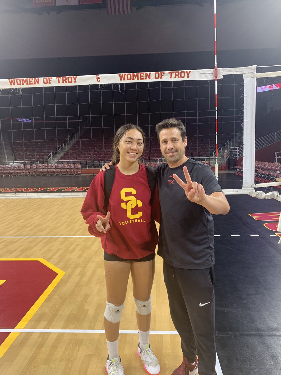 Chalei Reid (@chaleireid) on Twitter photo USC PROSPECT CAMP! It was such a fun experience! I’m so thankful for <a href="/uscwomensvolley/">USC Women's Volleyball</a> for having me at camp! I’m so grateful to learn from Coach Brad, JJ, Amy, and all the Ladies of Troy!
#FightOn #GoUSC USC PROSPECT CAMP! It was such a fun experience! I’m so thankful for <a href="/uscwomensvolley/">USC Women's Volleyball</a> for having me at camp! I’m so grateful to learn from Coach Brad, JJ, Amy, and all the Ladies of Troy!
#FightOn #GoUSC