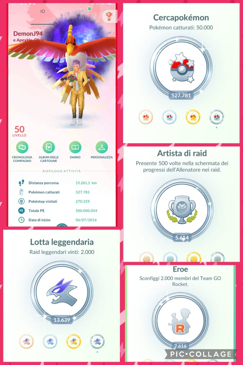 FusaroJohnny's tweet photo. Another milestone for me,after 6 years I have reached half a billion exp. 🤯🥳 It is not just a game for me. It has helped me so much. And now towards new goals 💪🏻❤️🔥Thank you all for the support 🥰 LOVE U AND LOVE POKEMON
#Pokemon #PokemonGOfriend #PokemonGOraid #pokemon4ever https://t.co/pbwP4DdiHL