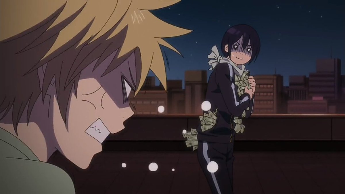 Hiyazdyle's tweet photo. Yukine's impression of Yato is so good that he changed eye colours😂😂💯💯

#noragami #yato https://t.co/IKVnmtglt4