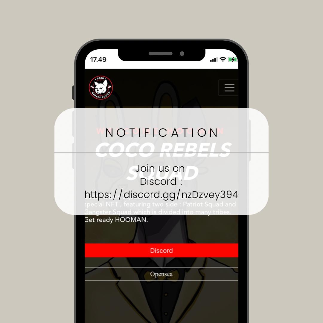 cocorebelsquad's tweet photo. 🔥Get Your WHITELIST spots 🔥😺

✅1.Join Discord https://t.co/4Rh2bQ7RyK

✅2.Follow : 
@cocorebelsquad

✅3.  Like and Retweet 

✅4. Drop your wallet id on our discord.

🔥100% whitelisted 🔥

#NFTs #NFT #NFTGiveaway #NFTdrop #NFTWhitelist #Whitelist #WhitelistGiveaway https://t.co/B0EMIAYI0z