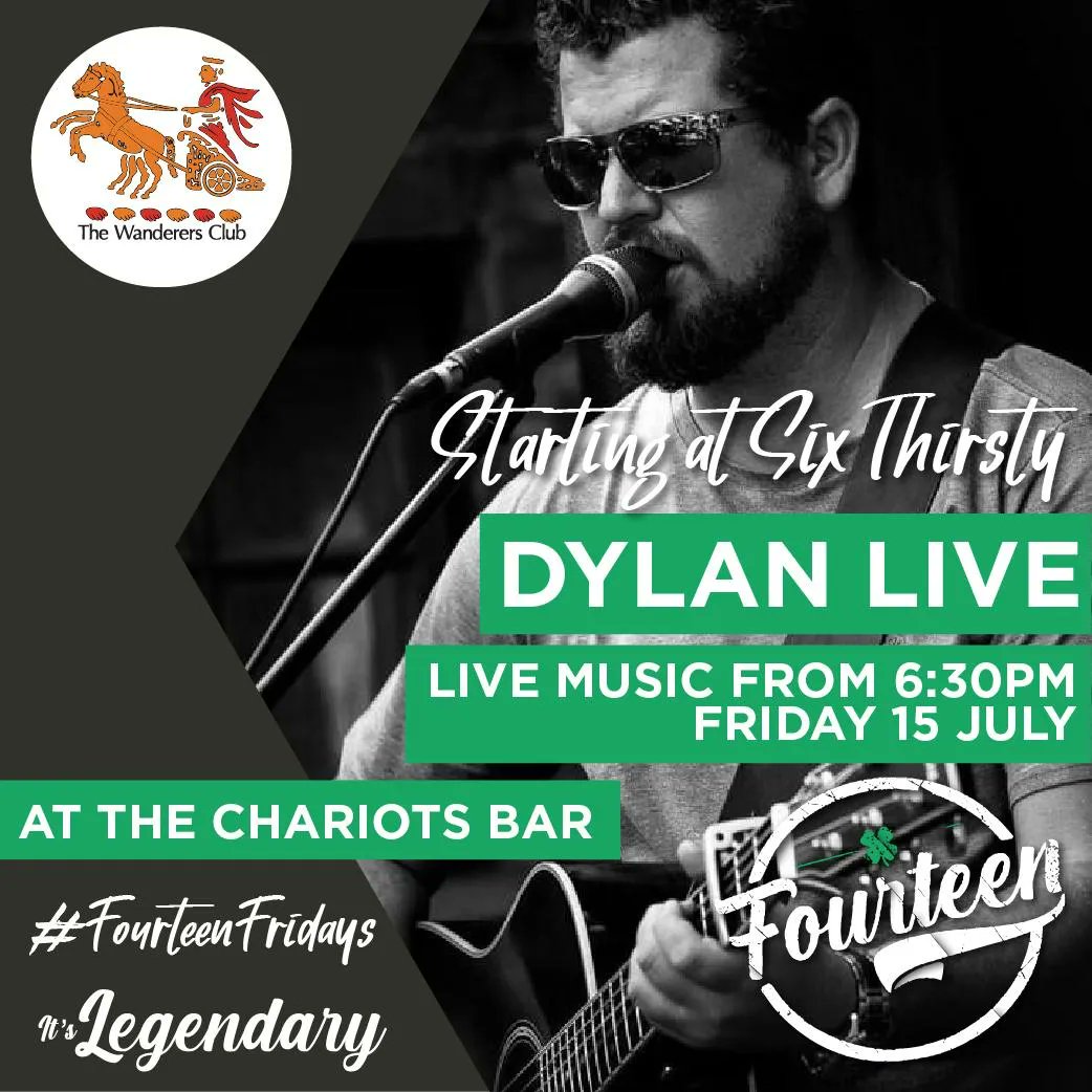 Live music at Chariots this Friday night!