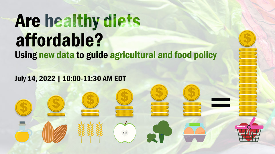 Diets that support active & healthy lives need to include diverse nutritious food groups. Are they affordable? Join us to discuss the new #FoodPricesforNutrition DataHub, for metrics on the cost & affordability of healthy diets across the globe.
📣TODAY!➡️ wrld.bg/EvS050JNTYk