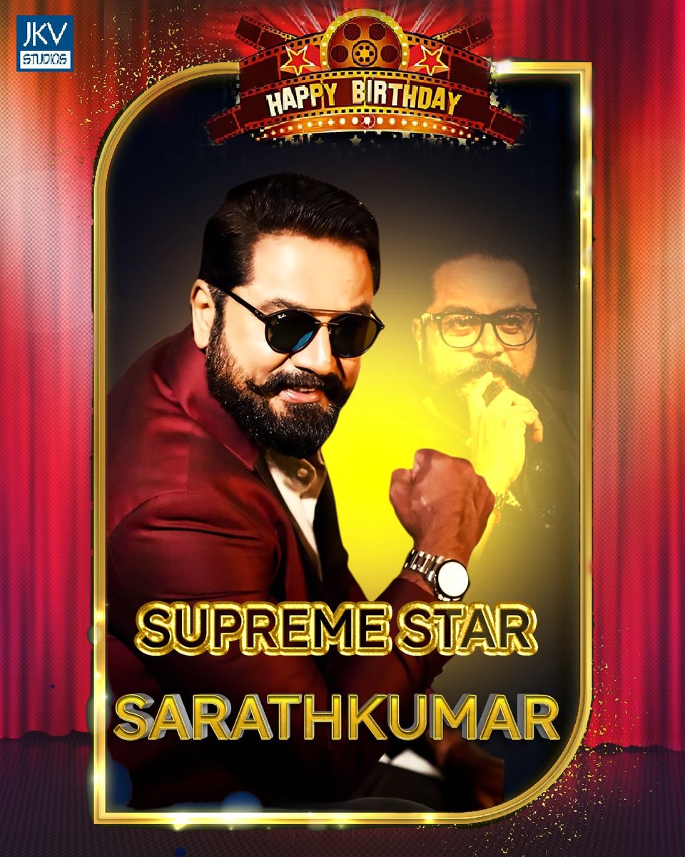 jkvsmedia's tweet photo. Happy Birthday Supreme Star @realsarathkumar ❣️
Wishing you a great year ahead. Cant wait to witness your on-screen combination with #ThalapathyVijay in #Varisu https://t.co/rzeMWCUujk