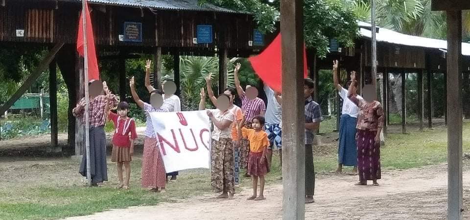 N@n£ €i £h@nd@r 🌼🌸🌼 (@nanteithandar) on Twitter photo The persistent protesters from the ShweKhonMyay Strike of ShweBo township continued to march the regular anti-authoritarian morning strike by showing their support for <a href="/NUGMyanmar/">National Unity Government Myanmar</a>.
#2022July14Coup
#HelpMyanmarIDPs
#WhatsHappeningInMyanmar The persistent protesters from the ShweKhonMyay Strike of ShweBo township continued to march the regular anti-authoritarian morning strike by showing their support for <a href="/NUGMyanmar/">National Unity Government Myanmar</a>.
#2022July14Coup
#HelpMyanmarIDPs
#WhatsHappeningInMyanmar