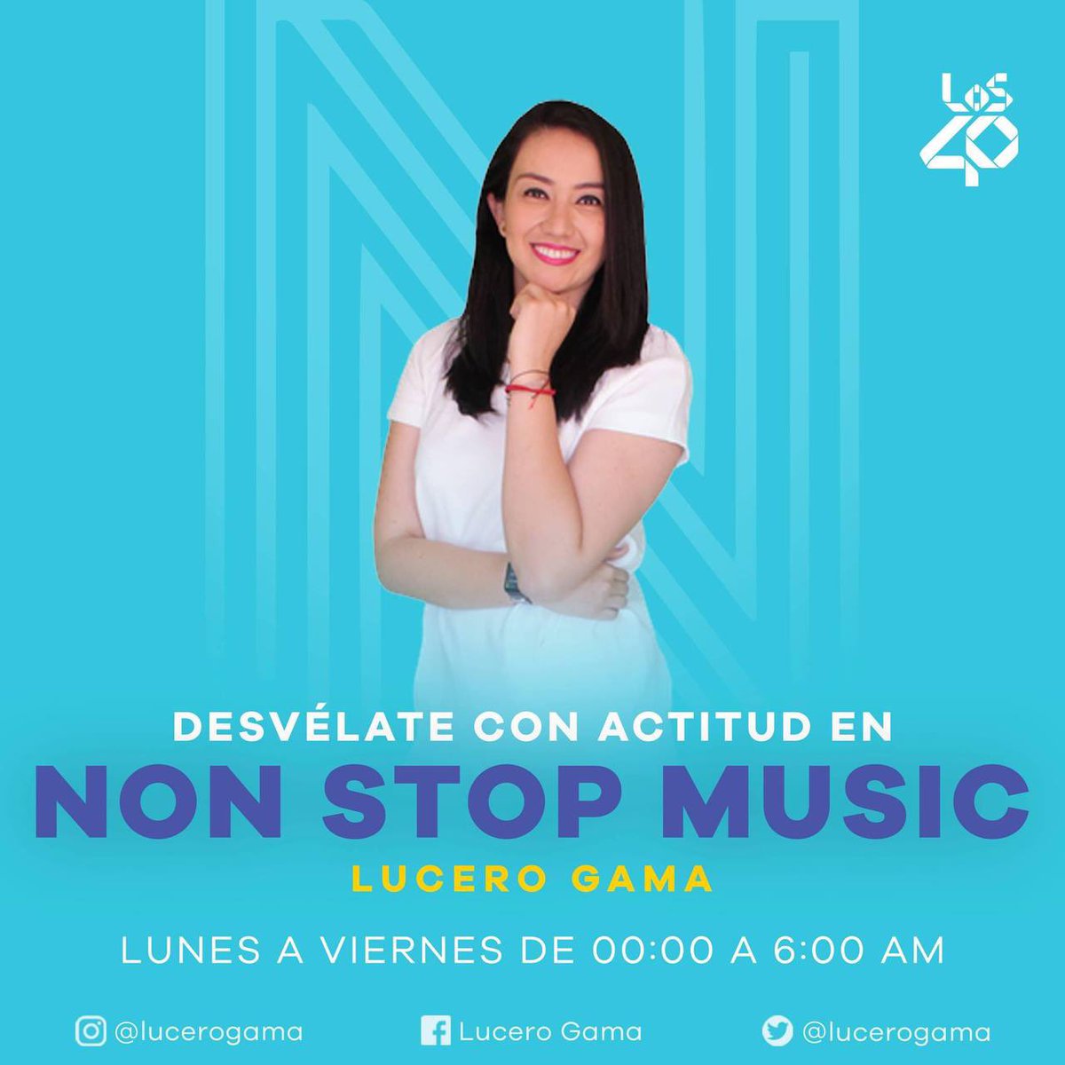 1049Radio's tweet photo. Ya nos vamos y ni chance de decirle adiós, pero mañana hay más de #1049Radio y los ladridos del productor.
Se quedan con #Los40NonStopMusic de @LuceroGama de #Cadena40 #MX
Amaátu!! https://t.co/dlIvxYQWbJ