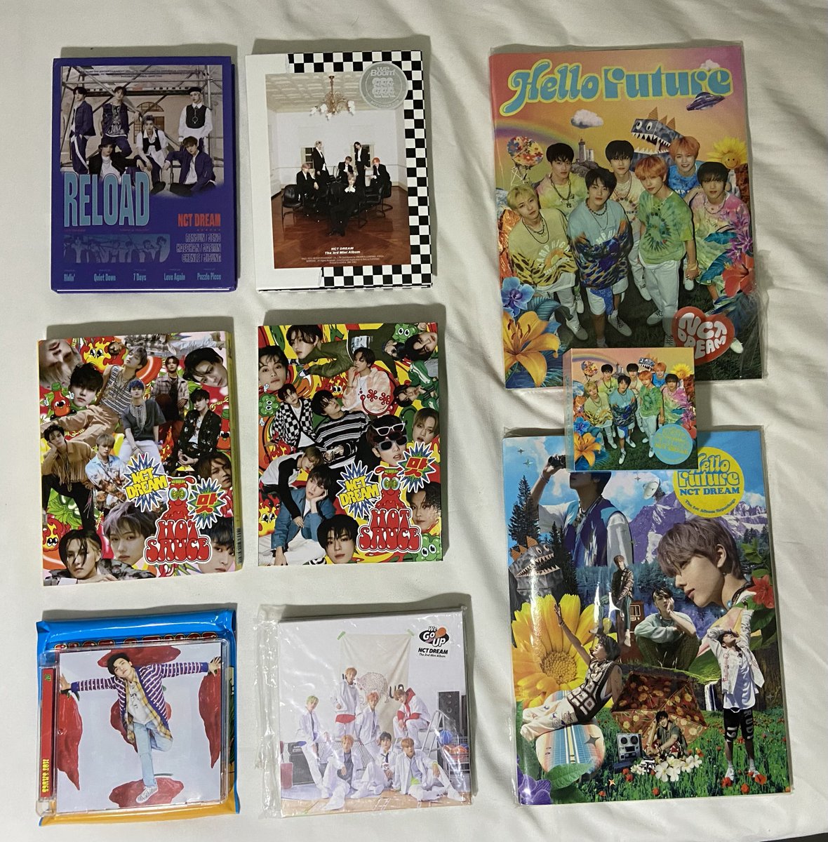 ohchangyu's tweet photo. wts lfb ph only 

☻ nct dream unsealed albums -₱150 ea (nego)
༘ prio: set taker
+10 pf 

3d res.
rfs: need funds
no cancellations 

mop: gcash/bpi
mod: ggx direct/sc0

reply/dm to claim! 

🏷 reload we boom hot sauce jewel case jaemin we go up hello future kihno https://t.co/oRs1iGaUhZ