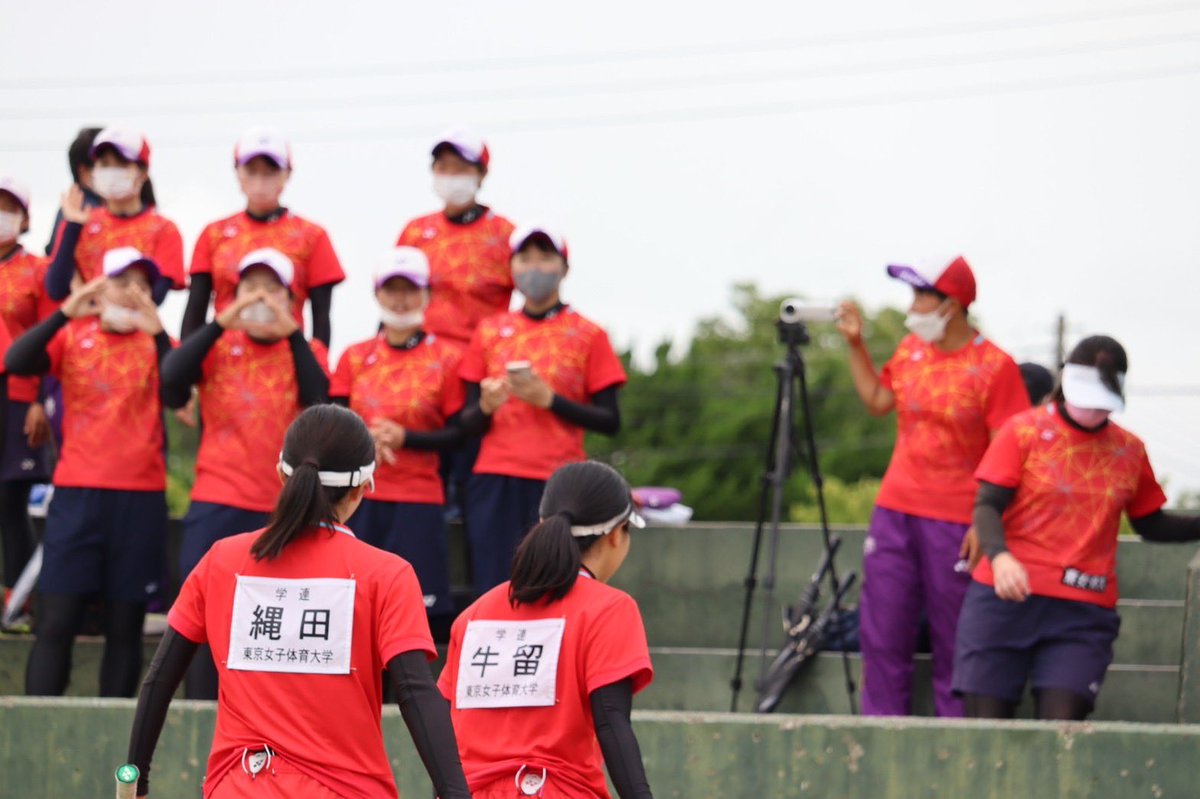 東京女子体育大学A ⚡️牛留・縄田⚡️ #東インカレ #東京女子体育大学