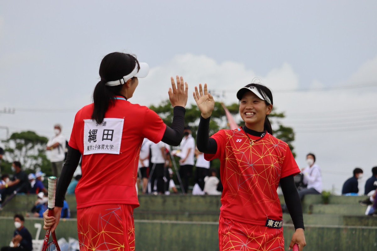 東京女子体育大学A ⚡️牛留・縄田⚡️ #東インカレ #東京女子体育大学