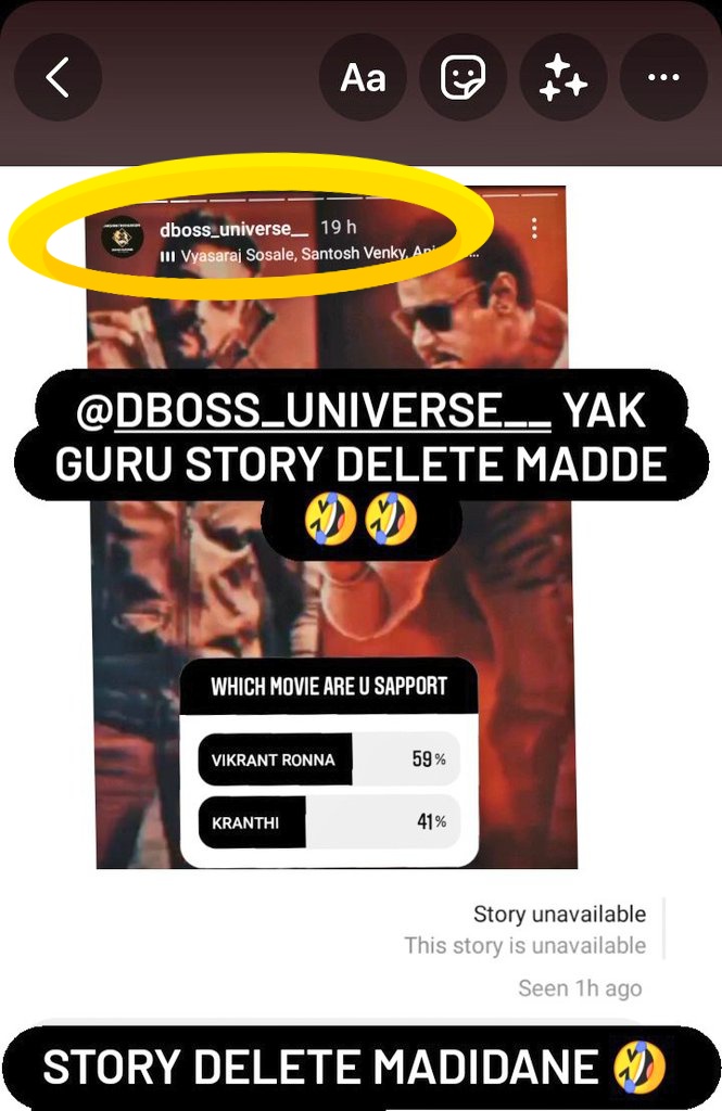 KICCHA__BOSS's tweet photo. @ravanachetan @dasadarshan Idu namm kiccha boss power💪💪
#VikrantRona #VRIn3D #KicchaSudeep𓃵 #KicchaBOSS #Kranti #dbussa https://t.co/RZmMkXpGPi