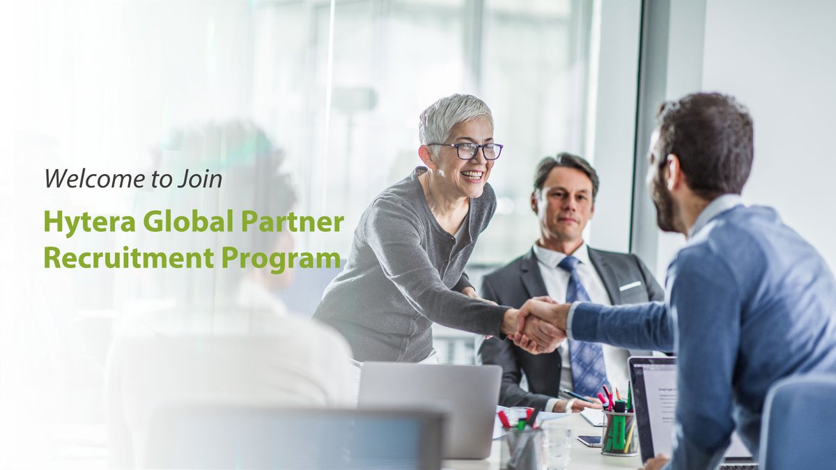 HyteraHYT's tweet photo. Why partner with Hytera? Hytera has served more than 15 million end-users in 120+ countries and territories backed by its highly skilled R&D workforce and Industry 4.0 manufacturing centers around the world.
Apply now: https://t.co/mWBPFiBxHs
#partnerrecruitment #partnerships https://t.co/RBBauI5PLw