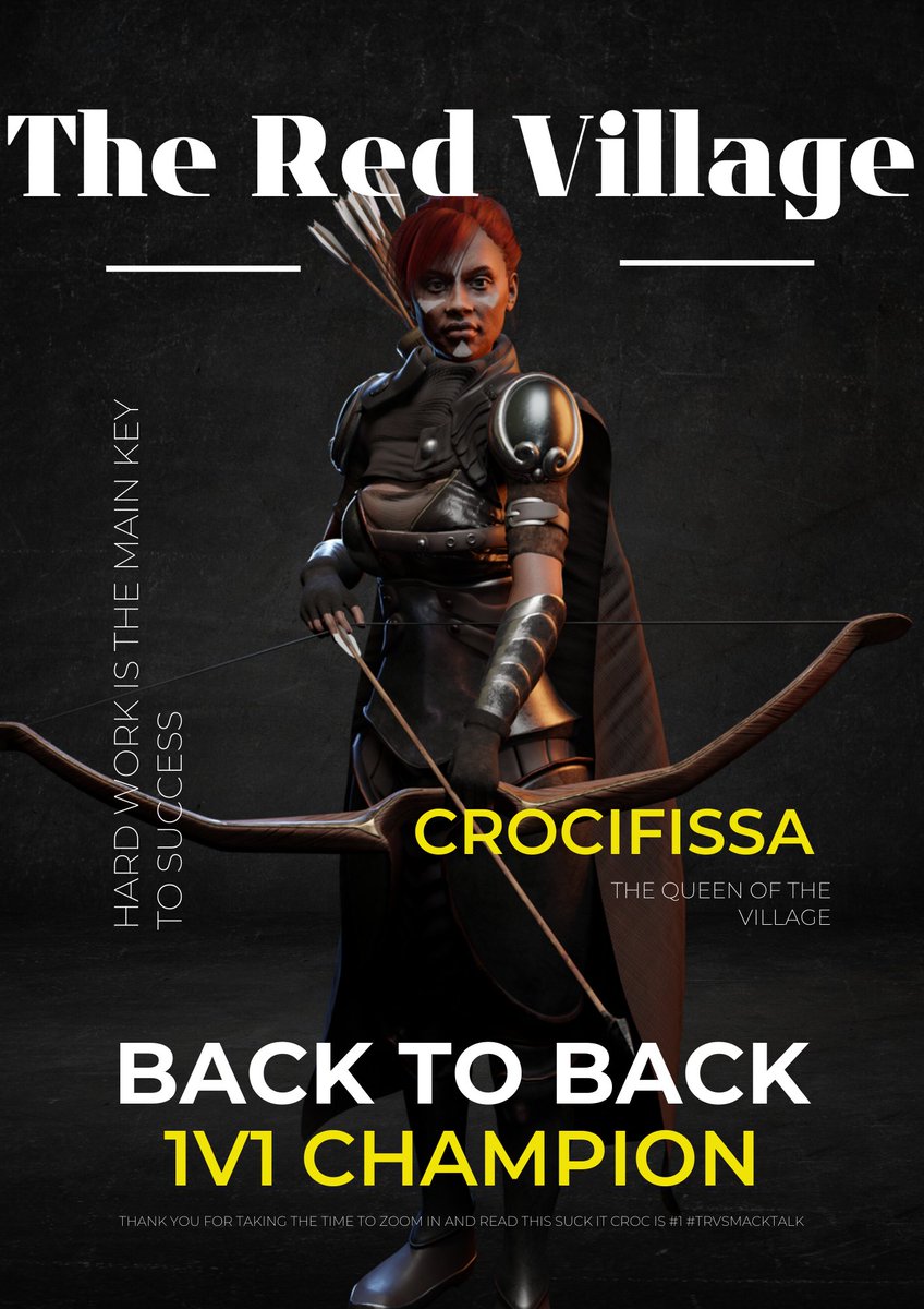 vb_eth's tweet photo. Crocifissa taking home the Death cup with no challenge this week 7 wins clear of second 👑
#TRVSmackTalk @TheRedVillage https://t.co/Yjyb1kFonH