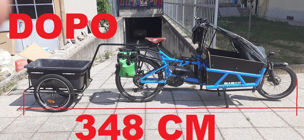 tassi1951's tweet photo. Rientro nella normativa di legge. Il timone per via dell'altezza non raggiungeva il tubo sella. alzato il timone di 7 cm e sostituite le ruote da 16" con 2 da 20" pick up schwalbe studiate per cargobike che sono ottime. https://t.co/XOcXH0Dfmu