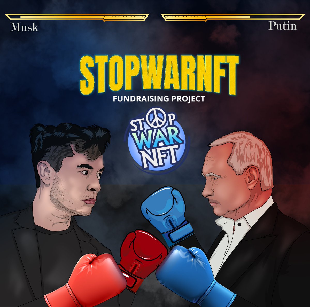 Public mint starts Today❤️
7 PM UTC at stopwarnft.io

Don't miss the chance 🙅‍♂️ Biggest charity project in 2⃣0⃣2⃣2⃣

Price: 0.05 ETH
#OpenSea Floor: 0.2 ETH 🤯

Fully doxxed team and verified project ❤️

🔥WAGMI🔥

#NFT #NFTs #NFTArt #Charity #Musk #FreeNFT 
<a href="/elonmusk/">Elon Musk</a>