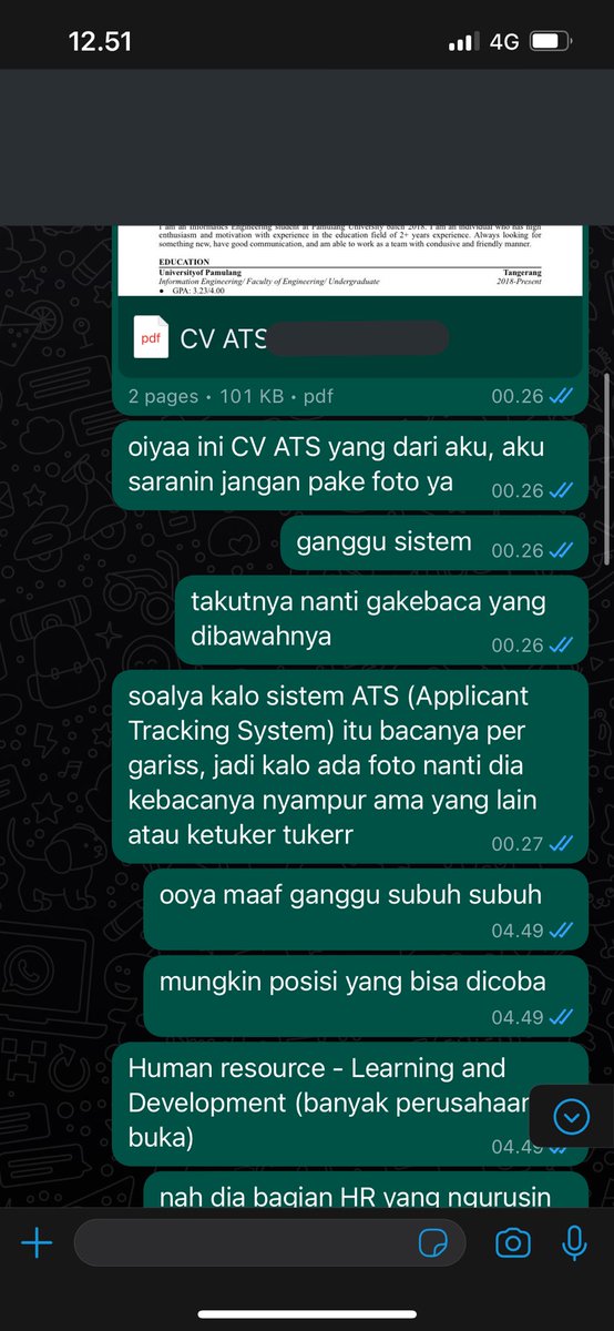 Dhana Creative | Jasa Buat Bikin CV ATS Friendly tweet media