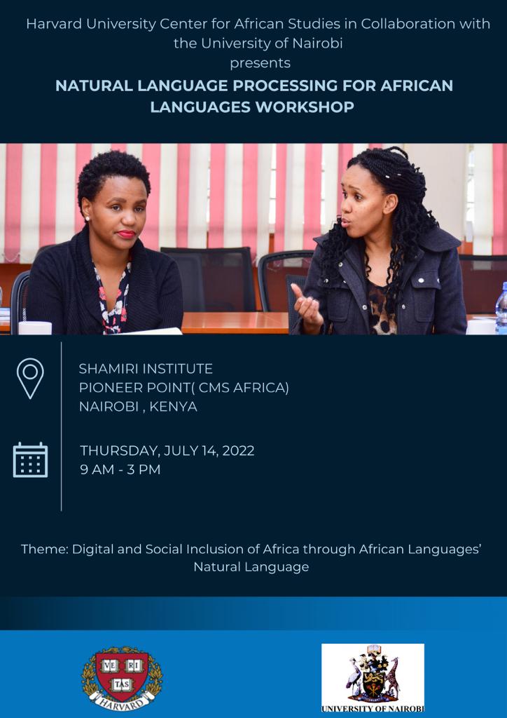 Join <a href="/roselinenjogu/">Roseline Kathure Njogu, CBS 🇰🇪</a> today as she discusses the African Language in the study, teaching and the practice of  law. We are looking forward to an exciting discussion! 

 #naturallanguageprocessing #law #AfricanLanguages