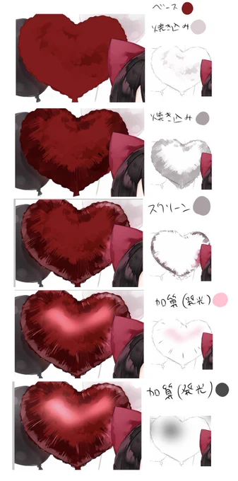 それっぽくささっと描けるメタリックバルーン🎈 