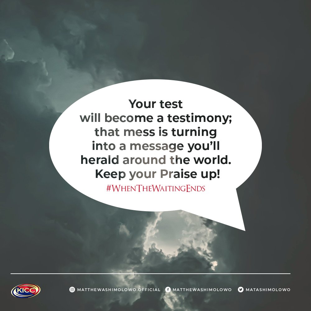 MatAshimolowo's tweet photo. When the waiting ends!
#success #bible #christianity #successquotes #livingwater #biblequote #successdriven #successhabits #biblescripture #successprinciples #biblestories #biblewords #successinbusiness #successowner #biblesays https://t.co/SvcBuJxDWh