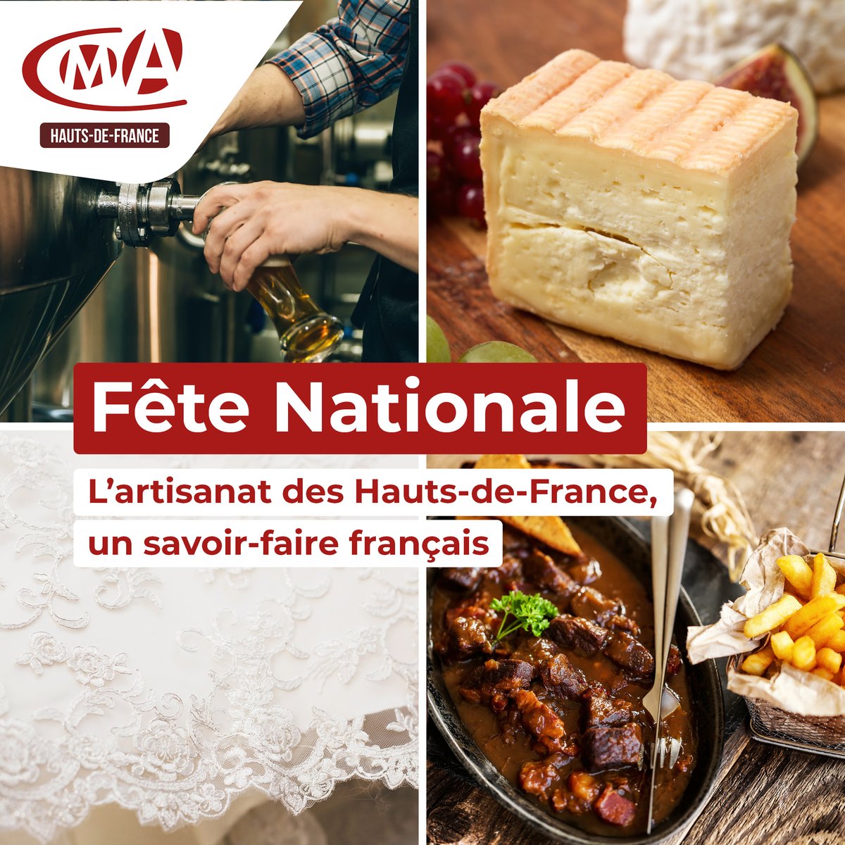 CMA_HdF's tweet photo. LA #CMAHdF souhaite une bonne fête nationale à tous les artisans des Hauts-de-France ! Vous qui représentez un savoir-faire français à valoriser !
Rejoignez les 7325 entreprises et 9300 porteurs de projets accompagné(e)s en 2021 💪 https://t.co/STUuYb4yTg