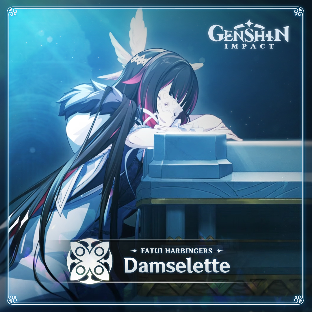 GenshinImpact's tweet photo. No one knows how long it has been since all the Fatui Harbingers last gathered.

On this winter night, people donning masks who had just been singing and squabbling, fell silent in mournful meditation.

Only then did the hall join the winter sky in infinite silence.