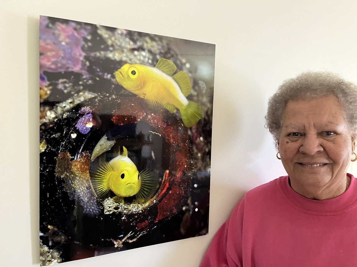 The legendary Jacque Costeau Hall of Fame inductee, Dinah Halstead. 1.3 trillion fish in the ocean and she did find one and named it “Dinah!”