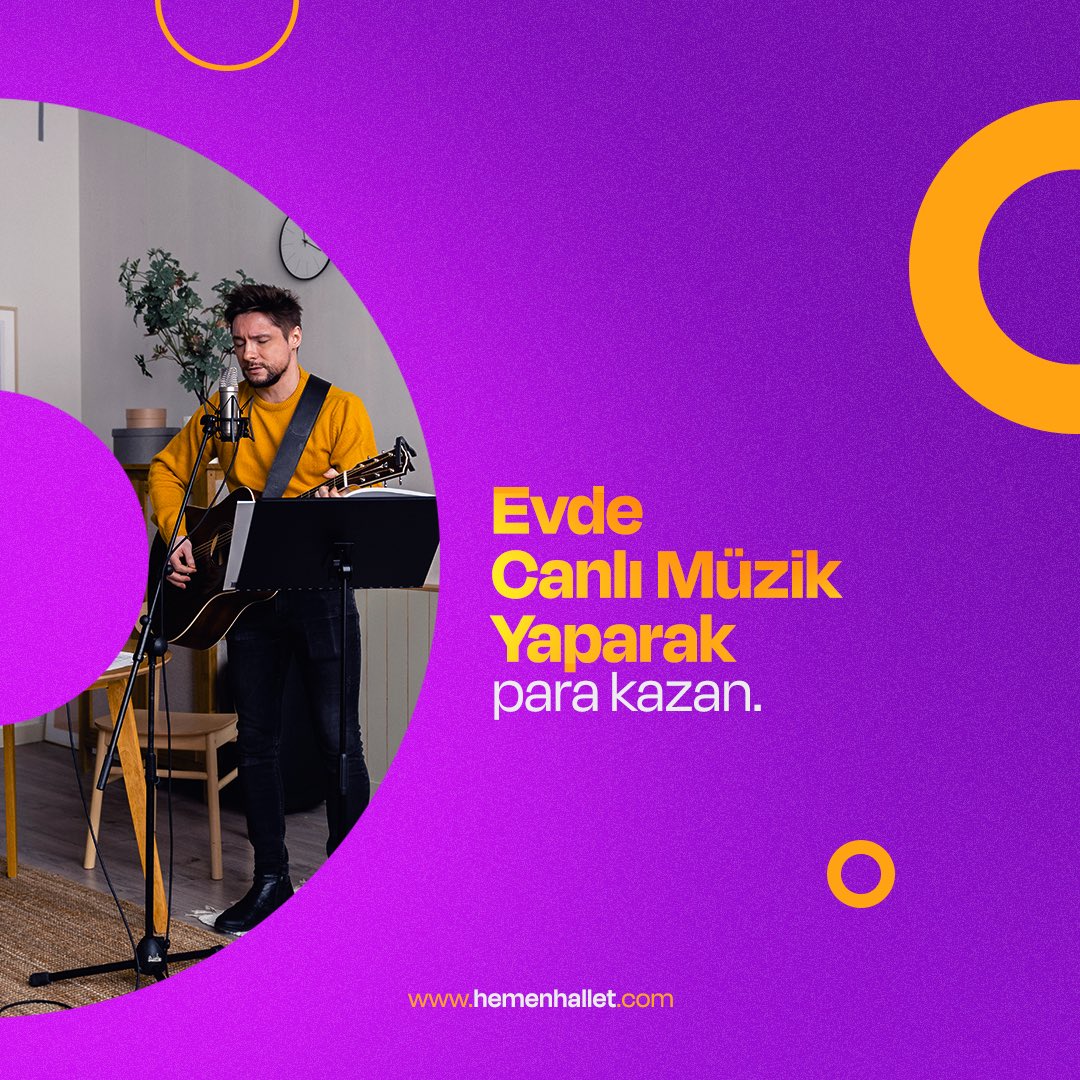 Evde canlı müzik yaparak para kazanabilirsin!

Çevrende kendi evinde müzik dinlemek isteyen, arkadaş buluşmalarında canlı müzik arayan  kişilerin sana ulaşmasını sağla hemen kazanmaya başla!

#müzik #canlımüzik #ekgelir #hemenhallet