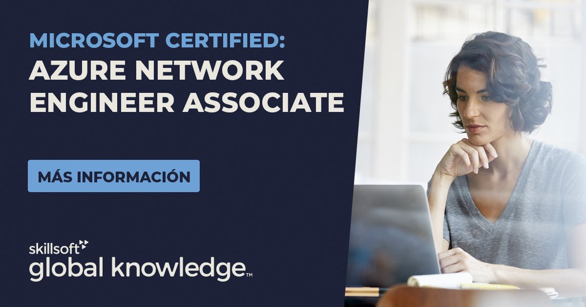 gk_spain's tweet photo. ¿Te gustaría ser Azure Network Engineer Associate? Obtener esta certificación oficial de Microsoft supone un gran paso en tu carrera, gracias a los conocimientos demostrados en redes, seguridad y acceso privado a los servicios de Azure. +Info: https://t.co/24nKLvIdD8 https://t.co/obYSvEZZq8