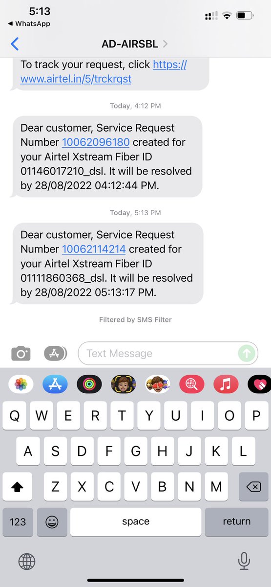 NarulaSharad's tweet photo. @Airtel_Presence you need more than a month to solve a problem. That is outrageous @Airtel_Presence https://t.co/1mShGMKy0S