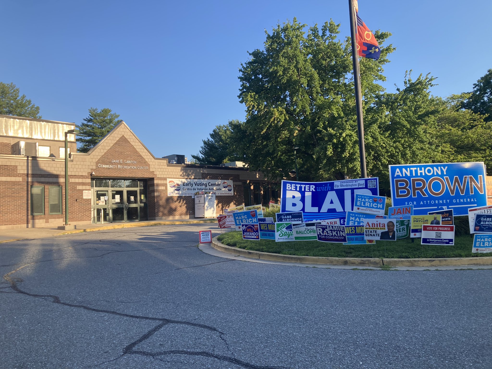 Marc Korman on Twitter "Taking the first shift at the Lawton Center